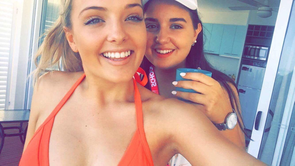 Rocky girls Darcy Breadsell and Katelyn Cesar in Airlie Beach for Schoolies Rocky girls Darcy Breadsell and Katelyn Cesar in Airlie Beach for Schoolies